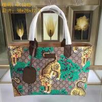 精仿gucci古驰女包 412096  Gucci孟加拉虎印花柔软GG购物袋