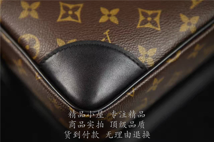 专柜经典款顶级高仿LV公文包 高仿奢侈品 M40226 老花Porte-DocumentsJourNM公文包高仿包包