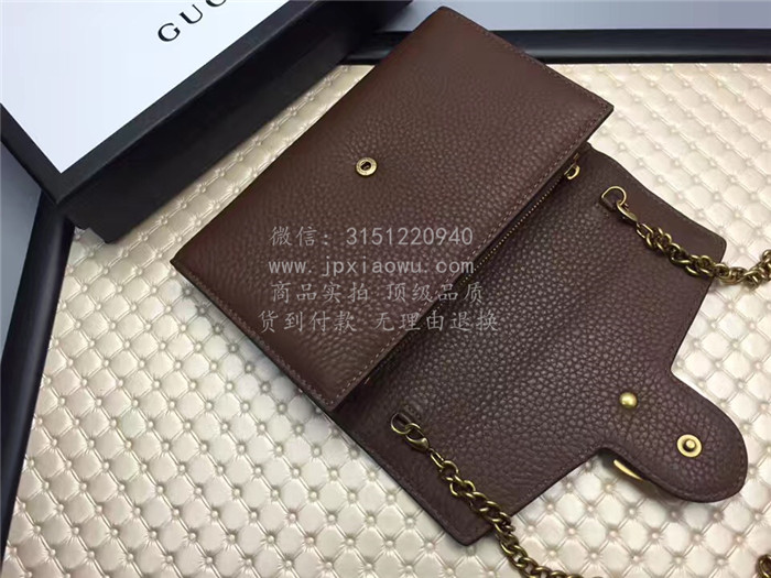 顶级高仿古驰gucci链条包 高仿奢侈品 401232 GGMarmont真皮迷你链条手袋高仿包包