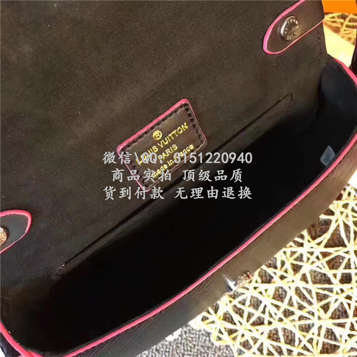 顶级高仿LV单肩包 高仿奢侈品 M54156 黑色SaintCloud手袋高仿包包