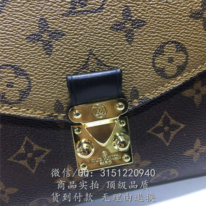 LV黄花拼色女邮差豆腐包 M41465 Pochette Metis 手袋