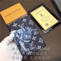 顶级精仿LV钱包 M66270 蓝色护照套