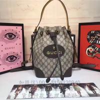 gucci古驰 473875 GGSupreme高级人造革背包