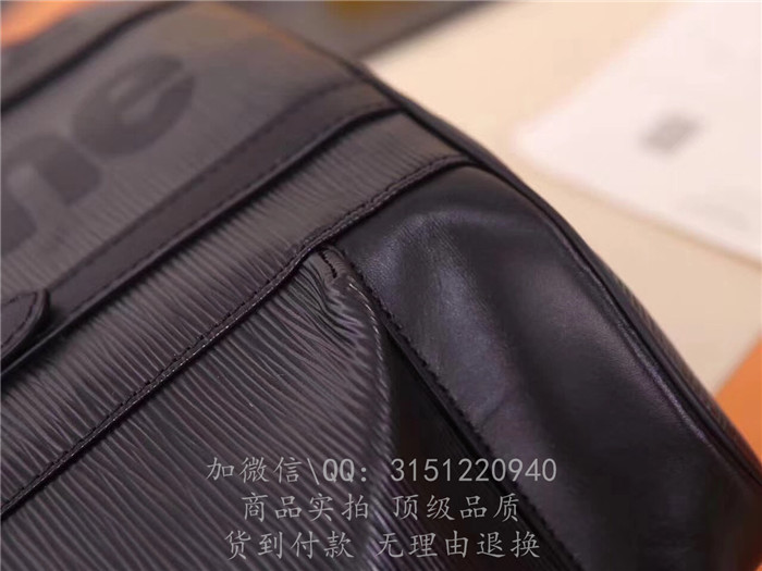 新款LV路易威登 M41379黑色 supreme系列CHRISTOPHER 小号双肩包