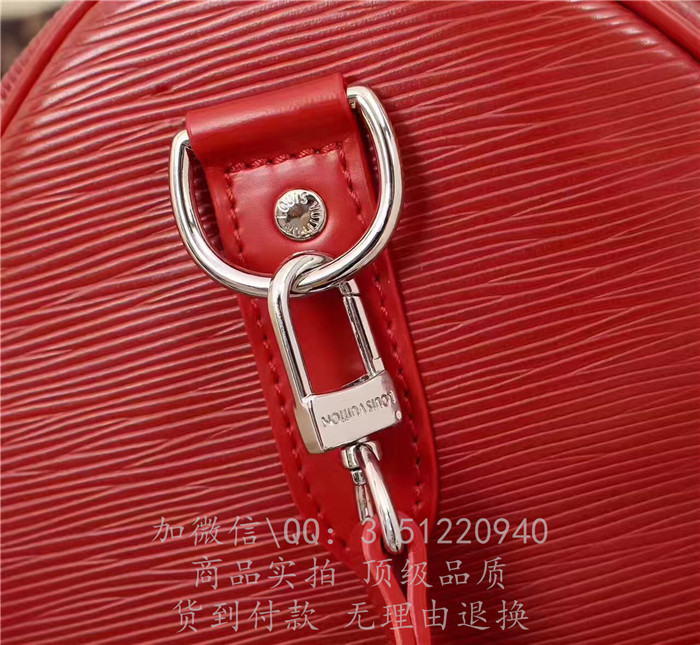 新款LV路易威登 M41418红色 supreme系列KEEPALL 45旅行袋