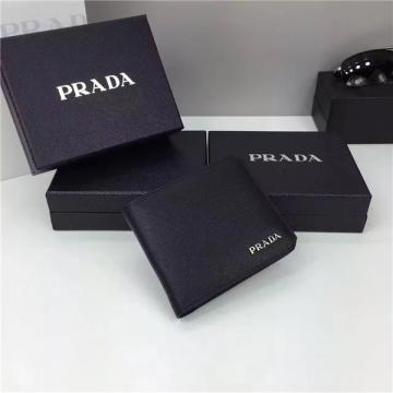 新款prada普拉达 2MO738黑色 十字纹牛皮短款西装夹