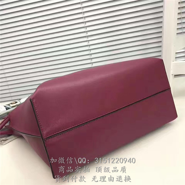 Loewe罗意威  0155枣红 Flamenco Knot手袋