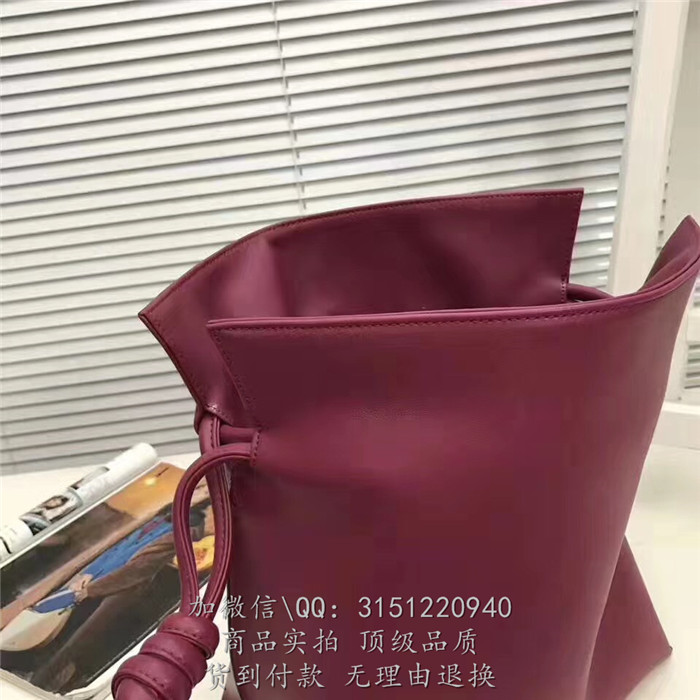 Loewe罗意威  0155枣红 Flamenco Knot手袋