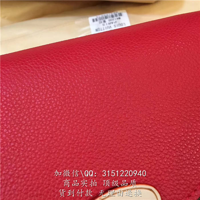 经典款LV路易威登 M41201大红 PALLAS CHAIN手袋