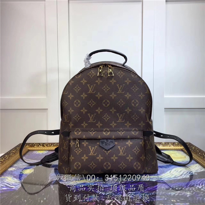 LV经典老花中号双肩背包 M41561 MONOGRAM BACKPACK中号双肩包