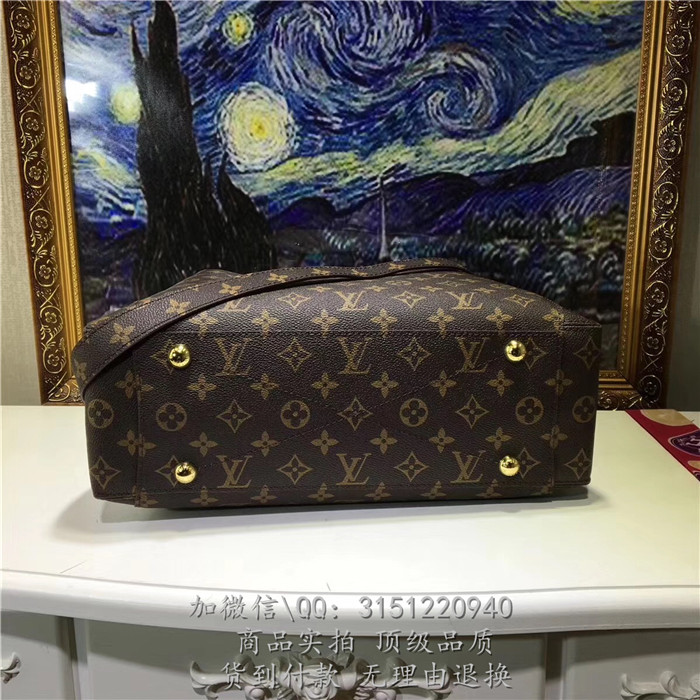 LV经典老花中号蒙田包 M41056 MONTAIGNE 中号手袋