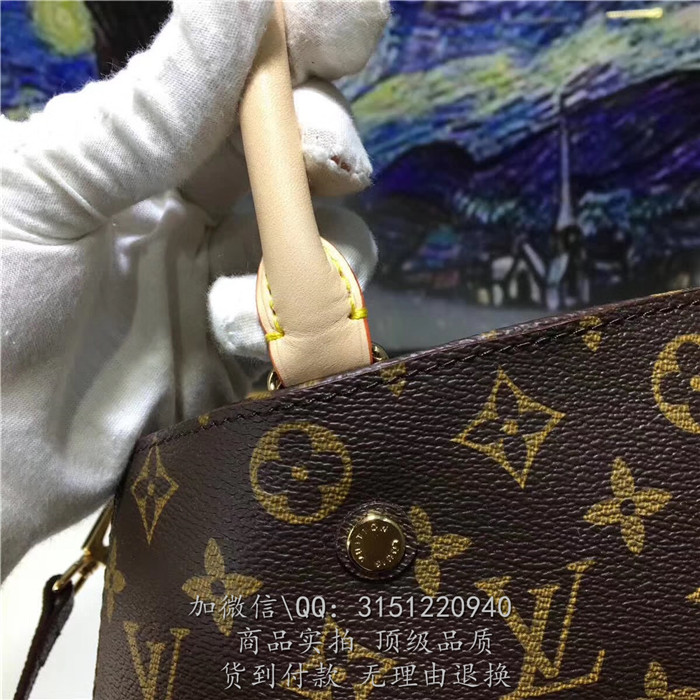 LV经典老花大号蒙田包 M41067 MONTAIGNE 大号手袋