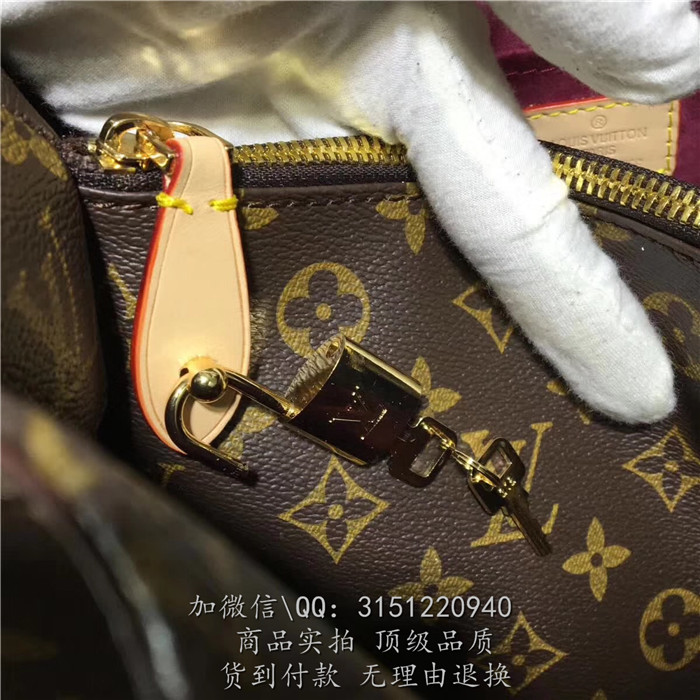 LV经典老花大号蒙田包 M41067 MONTAIGNE 大号手袋