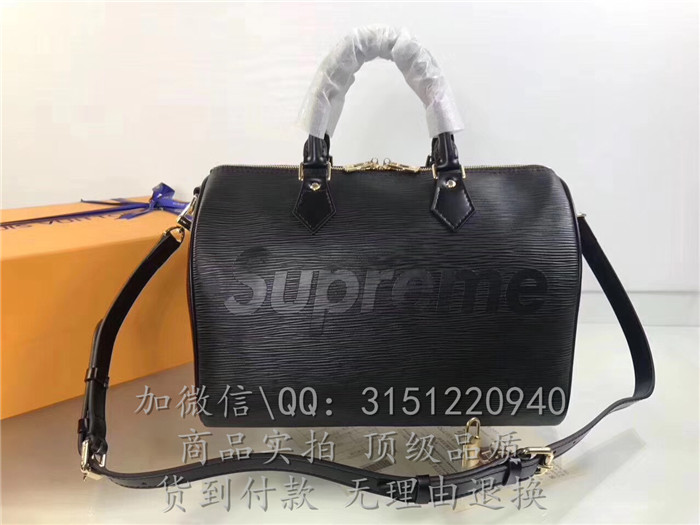 LV手提包 M41388黑色 supreme系列CLUNY MM 中号手袋