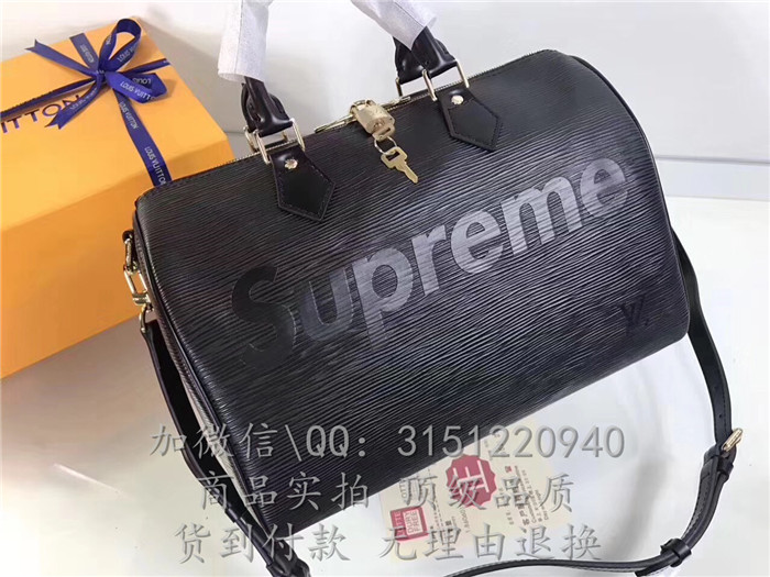 LV手提包 M41388黑色 supreme系列CLUNY MM 中号手袋