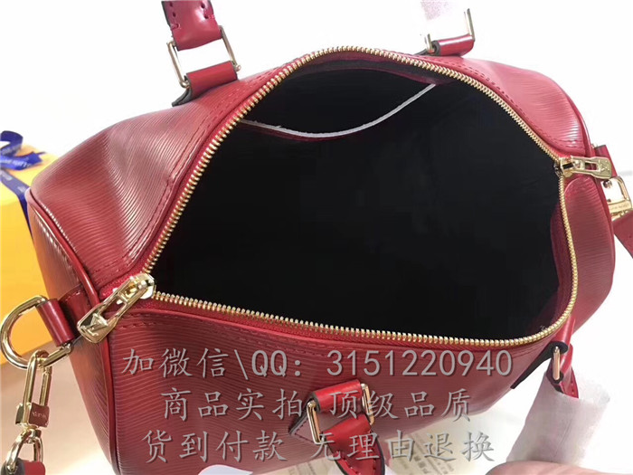 LV枕头包 M40432红色 supreme系列SPEEDY 30 手袋 （配肩带）