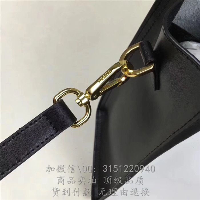 Prada手提包 1BD096纯白 普拉达中号Ribbon杀手包