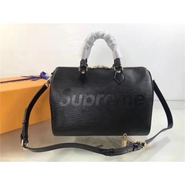 LV枕头包 M40432黑色 supreme系列SPEEDY 30 手袋 （配肩带）