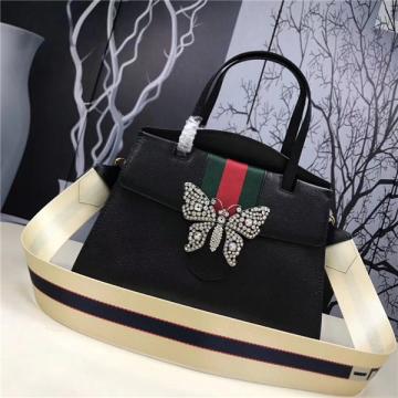 gucci手提包 505342黑色 GucciTotem系列中号手提包