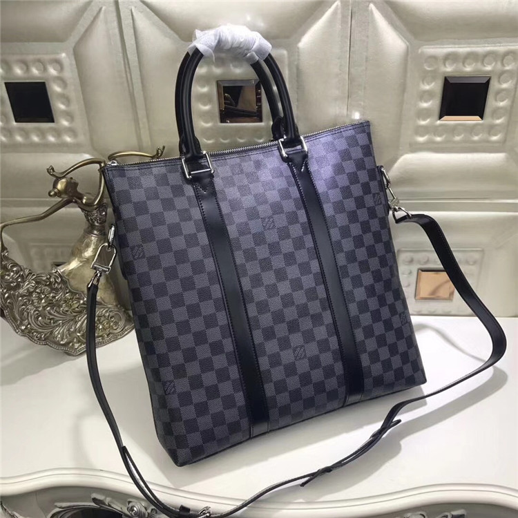 LV手提购物袋 N40000黑色 Anton Tote 手袋