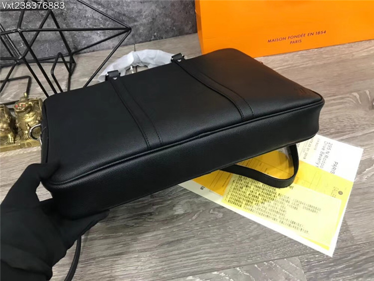 LV十字纹全皮手提公文包 M30638 Porte-Documents Voyage 小号公文包