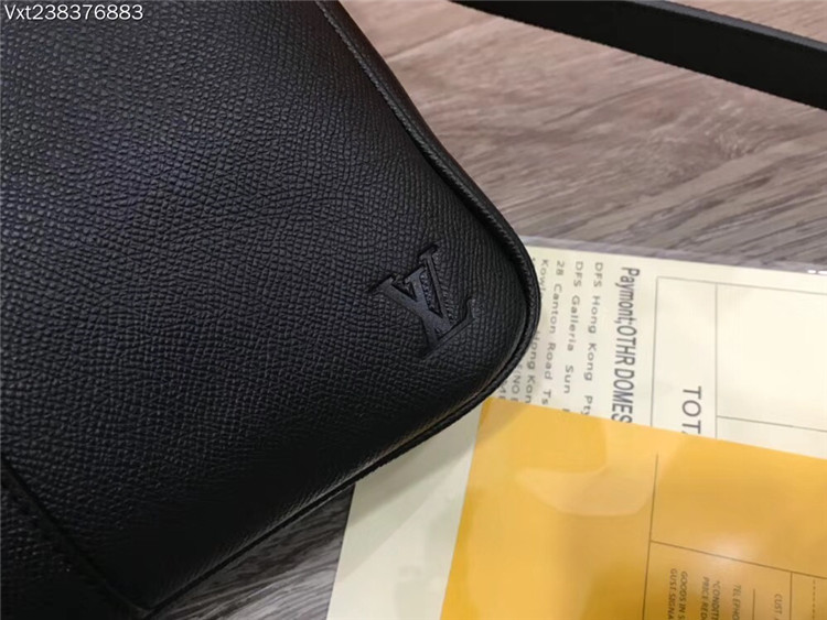 LV十字纹全皮手提公文包 M30638 Porte-Documents Voyage 小号公文包