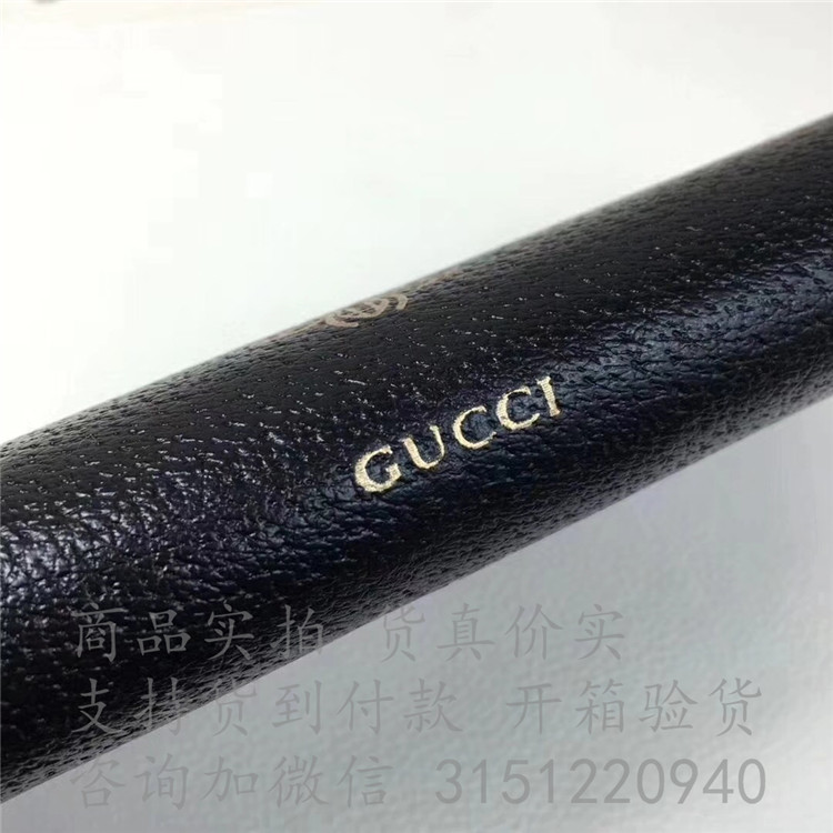 Gucci长款拉链钱包 495062 蜜蜂星星图案全拉链式钱包