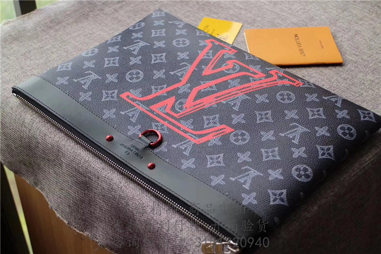 顶级高仿LV大号手拿包 M62905 Pochette Apollo 手袋