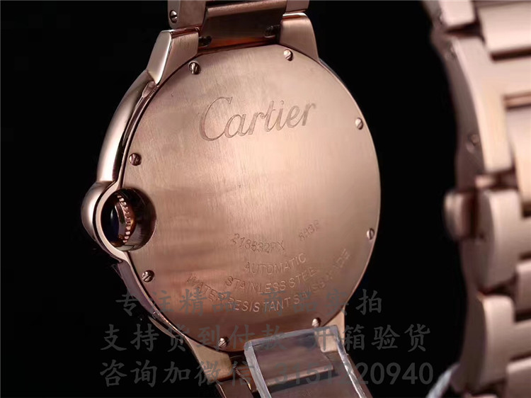 顶级高仿Cartier男士钢带机械腕表 W69006Z2 卡地亚-蓝气球系列 宽42mm