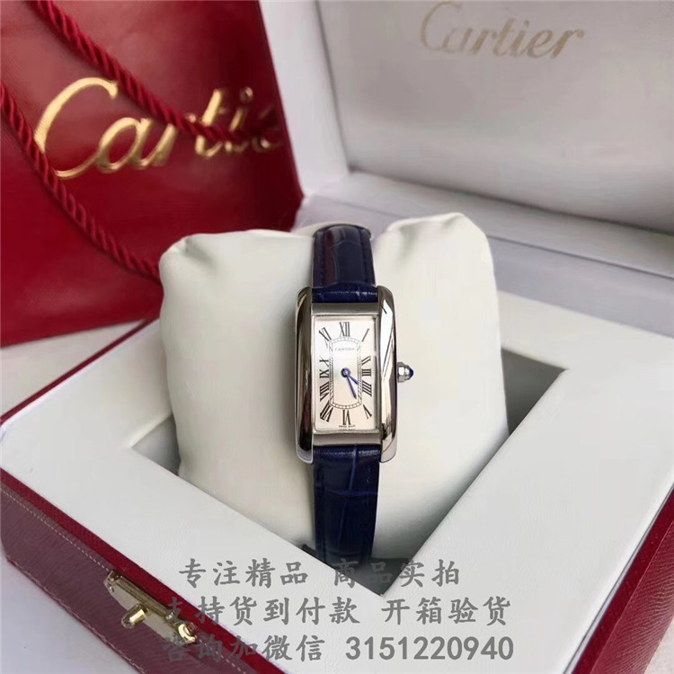 顶级高仿Cartier女士皮带石英腕表 WSTA0016 卡地亚-TANK系列