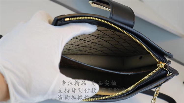 顶级高仿LV单肩盒子包 M43596黄花 TRUNK CLUTCH 手袋