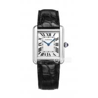 顶级高仿Cartier女士皮带石英腕表 W5200005 卡地亚-TANK系列