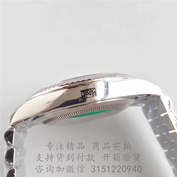 顶级高仿Lolex日志型 126334 劳力士白色黄金及耗式钢41MM