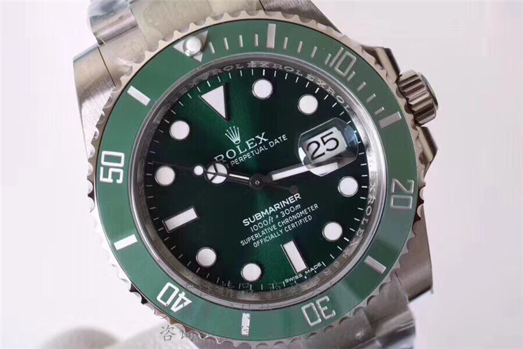 Rolex潜航者日历型 116610LV 经典绿水鬼