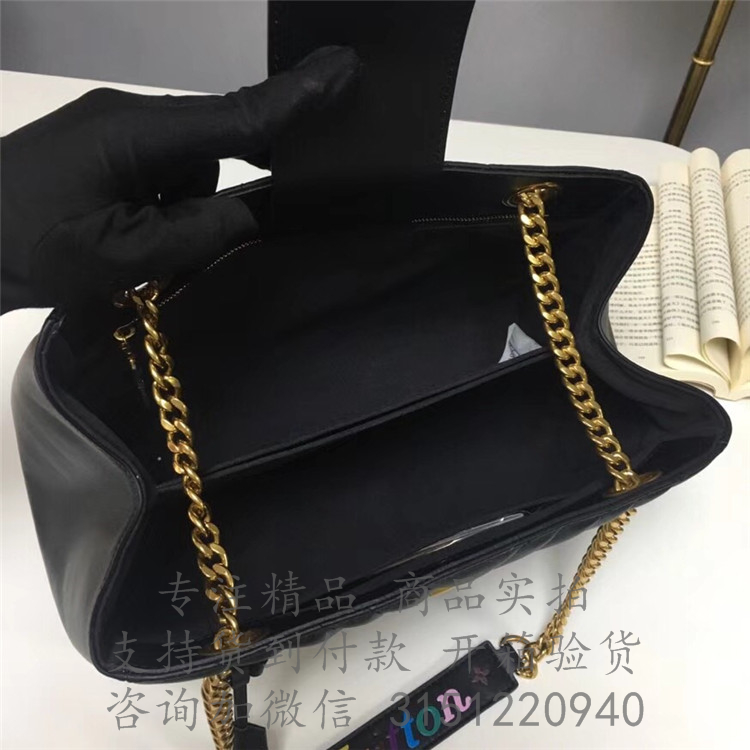 LV斜跨链条包 M51496黑色 New Wave Tote 手袋