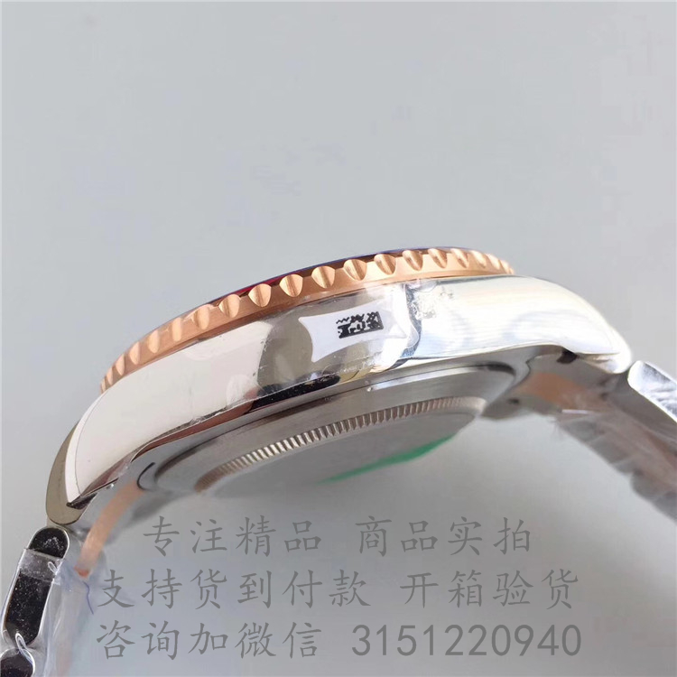 Rolex游艇名仕型 116681白色表盘 劳力士蚝式永恒玫瑰金间金表带44MM