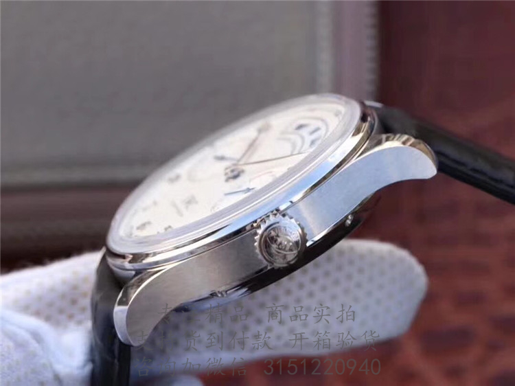 IWC葡萄牙系列年历腕表 IW503501 白色表盘皮带自动机械手表