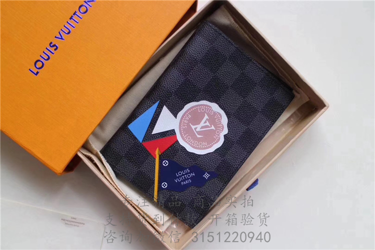 LV片夹包 M62914 黑色十字纹COIN 卡夹