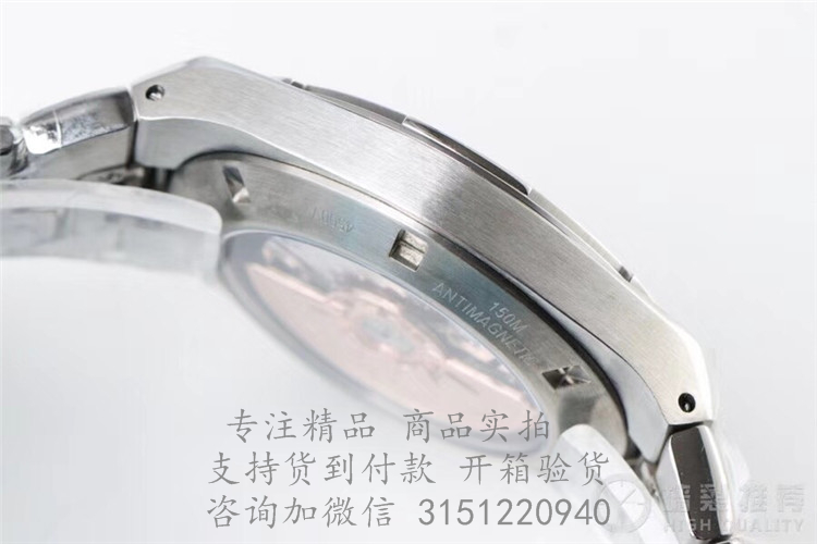 江诗丹顿OVERSEAS纵横四海系列 4500V/110A-B128 日期显示3指针蓝色表盘钢带机械手表