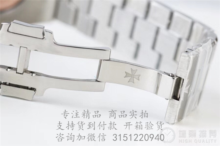 江诗丹顿OVERSEAS纵横四海系列 4500V/110A-B128 日期显示3指针蓝色表盘钢带机械手表