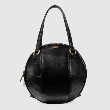 Gucci手提球形包 536110 黑色篮球造型购物袋