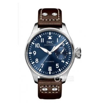 IWC飞行员自动腕表“小王子”特别版 IW500916 日期显示4指针蓝色表盘精钢机械手表