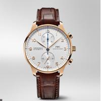 IWC葡萄牙系列计时腕表 IW371480 白色表盘皮带自动机械手表