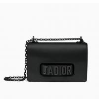 Dior链条盒子包 M9000 J'ADIOR黑色小牛皮翻盖式手提包