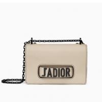 Dior链条盒子包 M9000 J'ADIOR白色小牛皮翻盖式手提包