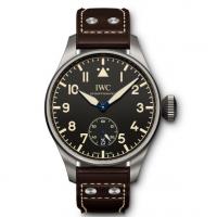 IWC大型飞行员传承腕IW510301 日期显示3指针黑色表盘皮带机械手表
