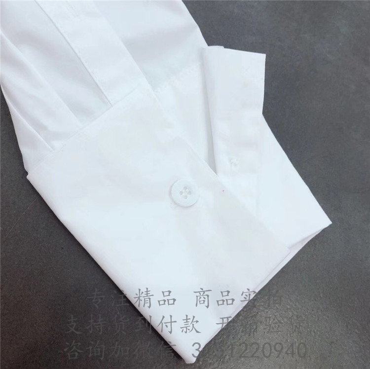 LV休闲衬衫 1A4CQP 白色 STICKERS 刺绣衬衫