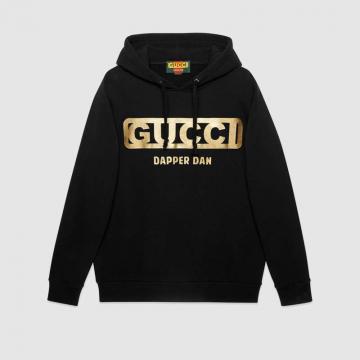 Gucci卫衣 475374 黑色 Gucci-Dapper Dan联名系列卫衣