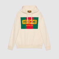 Gucci卫衣 469251 白色 Gucci-Dapper Dan联名系列超大造型卫衣