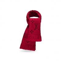 LV围巾 M72432 大红色 LOGOMANIA 围巾